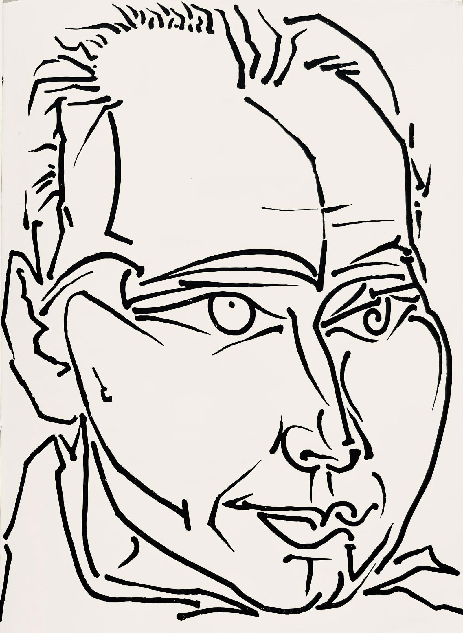 Francoise Gilot, Composition, Pouvoir tout dire, poemes, illustres par Francoise Gilot, Limited: Lithograph on velin d'Arches paper. Paper Size: 7.5 x 5.5 inches. Excellent condition. Inscription: Unsigned and unnumbered, as issued. Notes: From the album, Pouvoir tout dire, poemes, illustres par