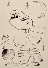 Joan Miro, Composition, The Prints of Joan Miro, Limited Edition Etching