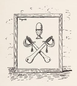 Rene Magritte, Composition, Dix dessins de Rene Magritte, Limited Edition Lithograph