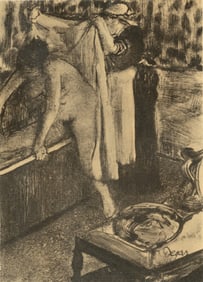Edgar Degas, Femme sortant du bain, E. Degas Monotypes, Limited Edition Monotype