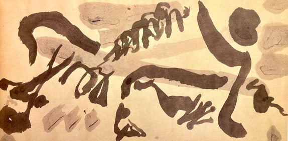 Jackson Pollock, Composition, Jackson Pollock, The Last Sketchbook, Limited Edition Lithograph