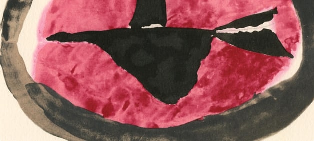 Georges Braque, Oiseau au couchant, Georges Braque, Le Solitaire, XXe siecle, Limited Edition