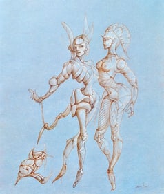 Leonor Fini, Composition, Fruits de la Passion, XXe siecle, Limited Edition Heliogravure