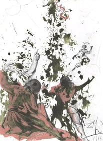 Salvador Dali, Composition (Michler/Lopsinger 1600; Field 69-3), Biblia Sacra, Limited Edition