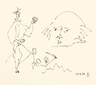 Pablo Picasso, Shakespeare VI (Bloch 1197), Picasso-Aragon Shakespeare, Limited Edition Lithograph