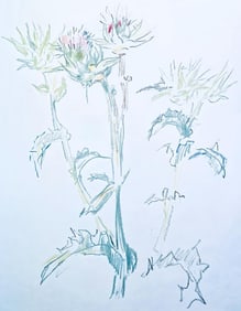 Oskar Kokoschka, Composition, Skizzenbuch der Italienischen Reise 1963, Limited Edition Lithograph