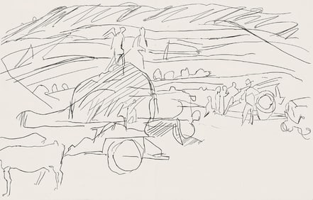 Jacques Villon, Composition (Ginestet/Pouillon 42-64), Hesiode, Les Travaux et les Jours, Limited