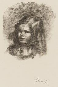 Pierre-Auguste Renoir, Claude Renoir tourne a gauche, Les Lithographies de Renoir, Limited Edition