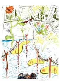 Salvador Dali, Jardin biologique (M/L 822-831; Field 75-13), Imaginations et Objets du Futur,