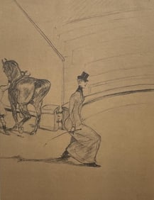 Henri de Toulouse-Lautrec, Haute Ecole Equestrienne: Taking a Bow, Henri de Toulouse-Lautrec, At the