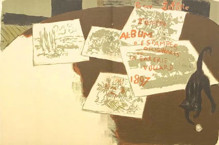 Pierre Bonnard, Couverture, Bonnard Lithographe, Limited Edition Lithograph