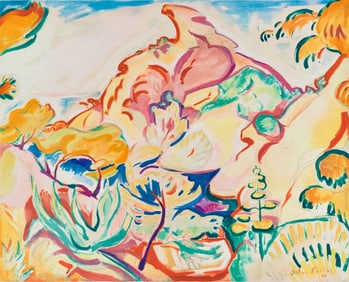 Achille-Emile Othon Friesz, Paysage a La Ciotat, Fauves, Collection Pierre Levy, Limited Edition