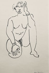 Henri Matisse, Composition (Dutel 3), Dessins de Henri-Matisse, Limited Edition Lithograph