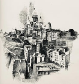 Robert Delaunay, La butte Montmartre et le Sacre-Cœur (Habasque 720-728), Allo! Paris!, Limited