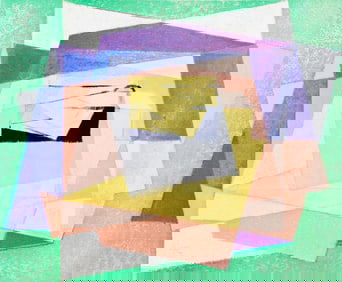 Jacques Villon, Composition (Ginestet/Pouillon 65-72), Jacques Villon, Huit lithographies, Limited