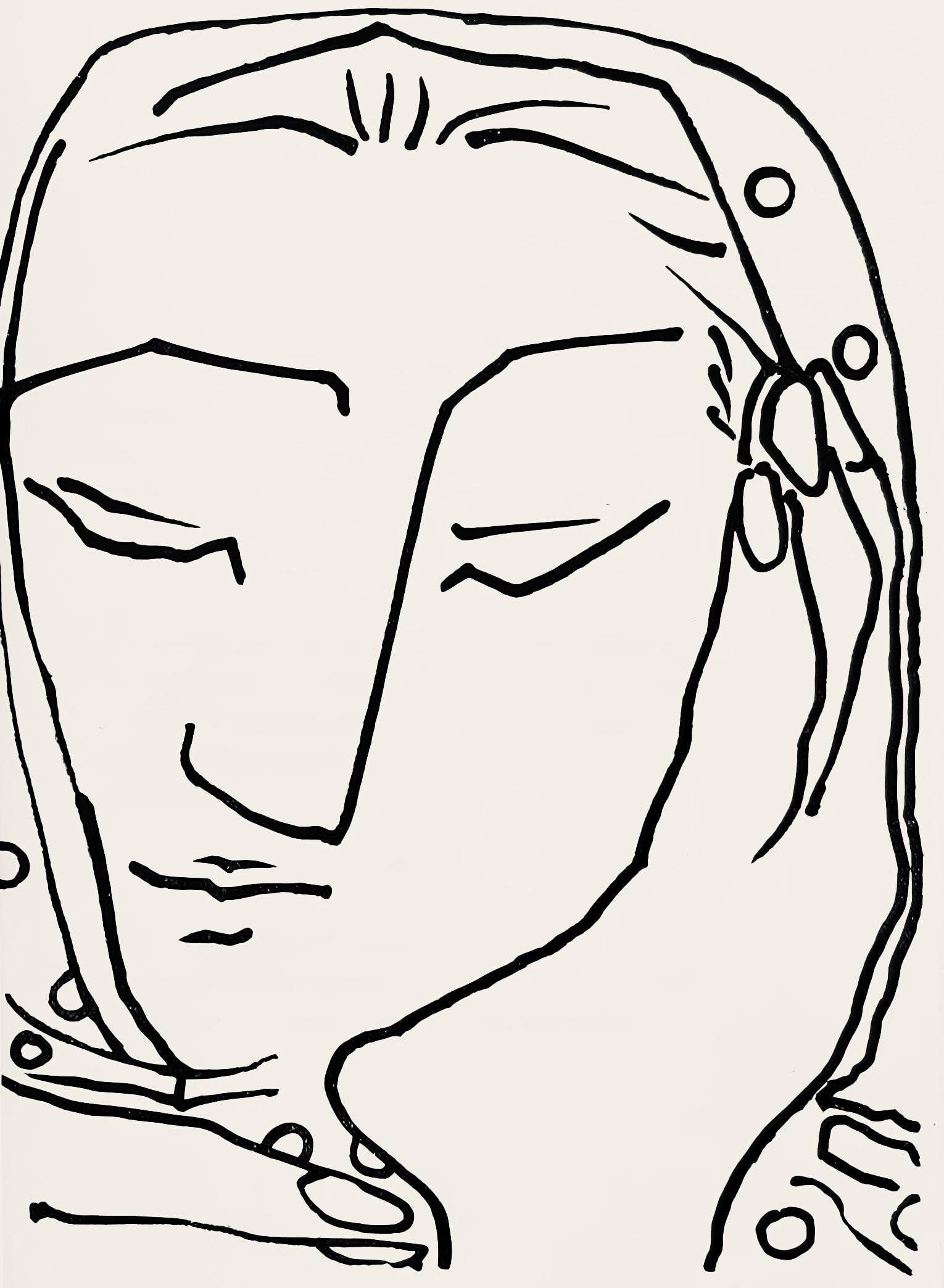 Francoise Gilot, Composition, Pouvoir tout dire, poemes, illustres par Francoise Gilot, Limited: Lithograph on velin d'Arches paper. Paper Size: 7.5 x 5.5 inches. Excellent condition. Inscription: Unsigned and unnumbered, as issued. Notes: From the album, Pouvoir tout dire, poemes, illustres par