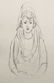 Henri Matisse, Composition (Dutel 3), Dessins de Henri-Matisse, Limited Edition Lithograph