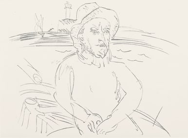 Raoul Dufy, Composition, Les Cotes Normandes, Limited Edition Lithograph