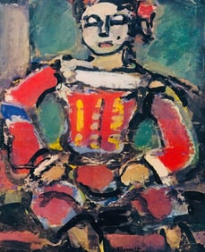 Georges Rouault, Petit Page rouge et or, Divertissement, Editions de la Revue Verve, Limited Edition