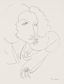Henri Matisse, Serie I, var. 15 (Duthuit 9), Henri Matisse, Dessins, Themes et variations, Limited
