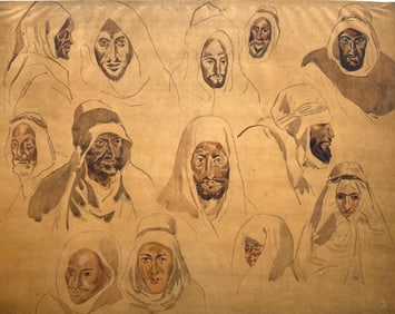 Eugene Delacroix, Composition, Trente et un Dessins et Aquarelles du Maroc, Limited Edition