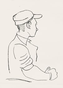 Fernand Leger, Composition, Levers de rideau sur la question du bonheur, Limited Edition Lithograph