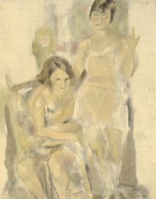 Jules Pascin, Ginette et Mireille, Pascin, Limited Edition Lithograph