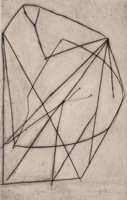 Emile Gilioli, Labyrinthe, Paroles peintes I, Limited Edition Etching