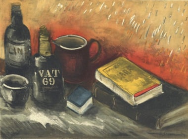 Maurice de Vlaminck, Nature morte au whisky, Vlaminck, Signed, Limited Edition Lithograph