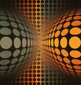 Victor Vasarely, Composition, Vega, Limited Edition Heliogravure