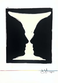 Jasper Johns, Cup 2 Picasso (Field 168; ULAE 123), XXe siecle, Limited Edition Lithograph
