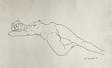 Henry Strater, Composition, 24 Drawings by Henry Strater, Limited Edition Lithograph