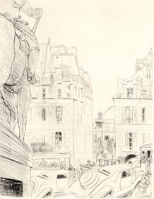 Jean Gabriel Daragnes, Presence de Paris, A La gloire a Paris, Limited Edition Etching