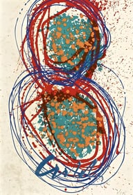Dale Chihuly, Composition, Float Series, Limited Edition Mixed Media Lithograph