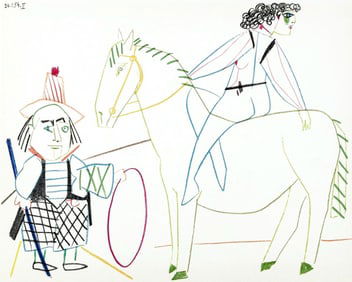 Pablo Picasso, Composition, La Comedie Humaine, Verve, Revue Artistique et Litteraire, Limited