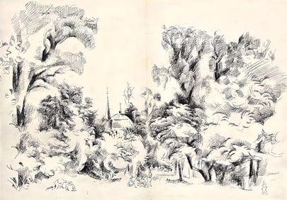 Andre Lhote, Composition, Eloge de Andre Lhote, Limited Edition Lithograph