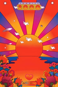 Peter Max, Sunrise, 1999, Hand Signed, Official Edition Offset Lithograph