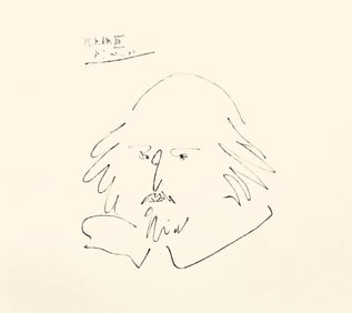 Pablo Picasso, Shakespeare XII (Bloch 1197), Picasso-Aragon Shakespeare, Limited Edition Lithograph