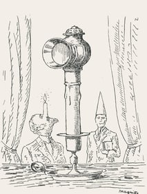 Rene Magritte, Composition, Dix dessins de Rene Magritte, Limited Edition Lithograph