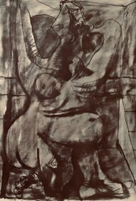 Pablo Picasso, Composition, Carnet de dessins de Picasso, Cahiers d'Art, Limited Edition Lithograph