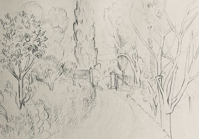 Henri Matisse, Composition (Dutel 3), Dessins de Henri-Matisse, Limited Edition Lithograph