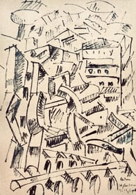 Fernand Leger, Verdun: La place d'Armes, Dessins de Guerre 1915-16, Limited Edition Lithograph