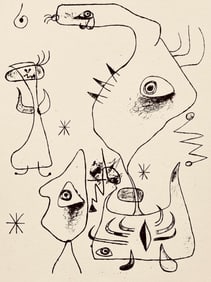 Joan Miro, Composition, The Prints of Joan Miro, Limited Edition Etching