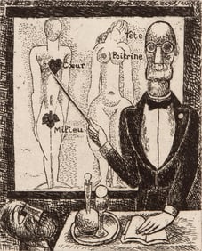 Marcel Gromaire, Composition, Vers un monde volage, Limited Edition Etching