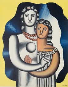 Fernand Leger, Composition, Derriere le miroir, Limited Edition Lithograph