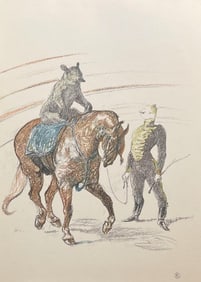 Henri de Toulouse-Lautrec, Bear Performing, Henri de Toulouse-Lautrec, At the Circus, Limited