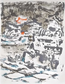 Alexandre Garbell, Composition, Œuvres completes d'Albert Camus, Limited Edition Lithograph