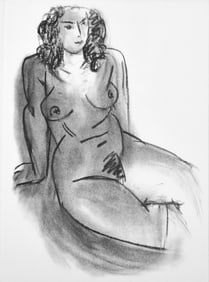 Henri Matisse, Composition, Derriere le miroir, Limited Edition Lithograph