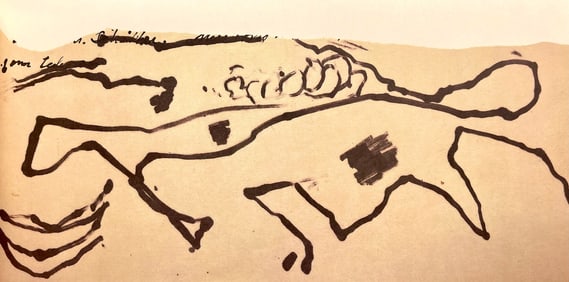 Jackson Pollock, Composition, Jackson Pollock, The Last Sketchbook, Limited Edition Lithograph