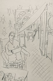 Henri Matisse, Composition (Dutel 3), Dessins de Henri-Matisse, Limited Edition Lithograph